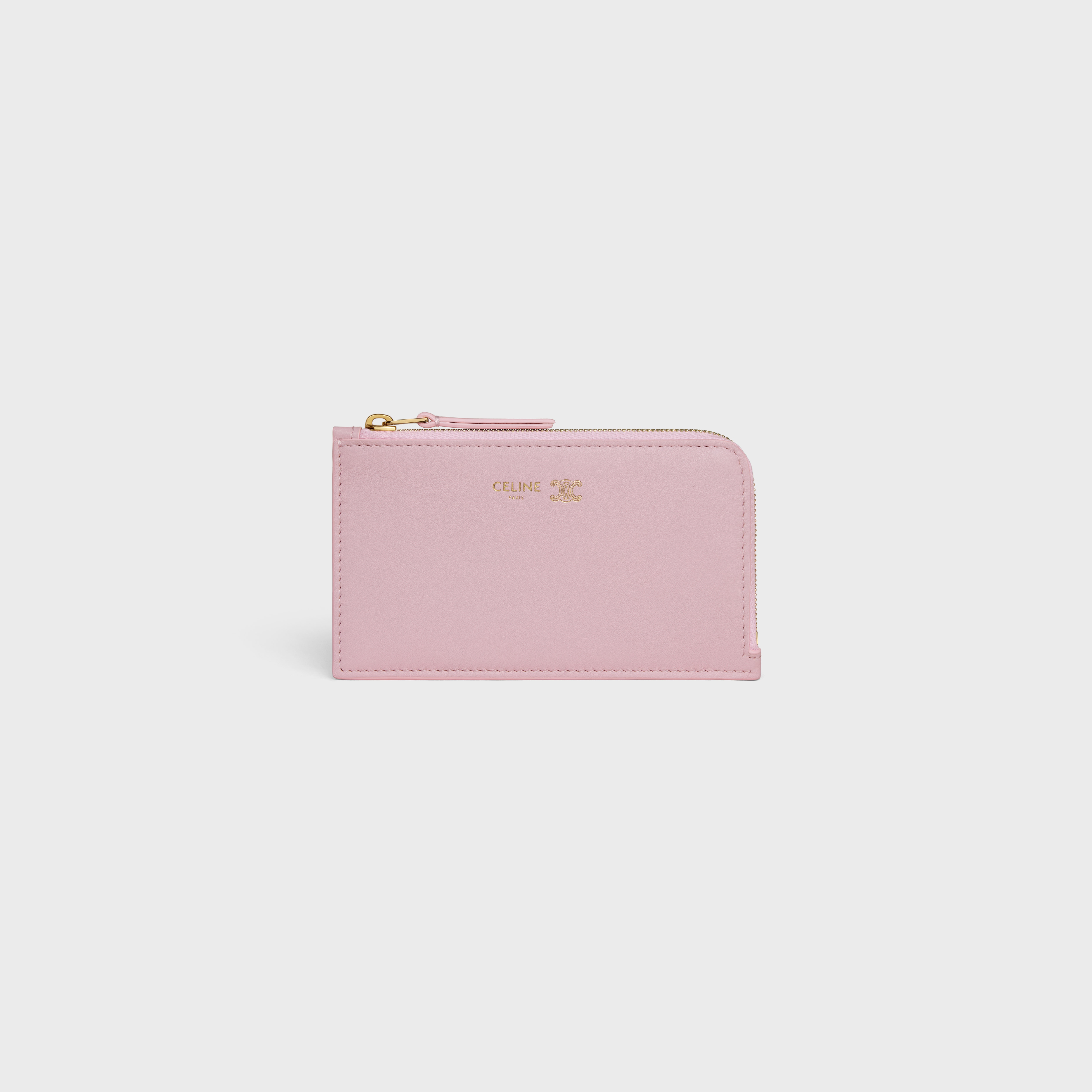 【良品】◇セリーヌ◇ ヴィンテージ / ビビッドピンク / シボレザー / 薄型 良品】◇セリーヌ◇ ヴィンテージ / ビビッドピンク / シボレザー